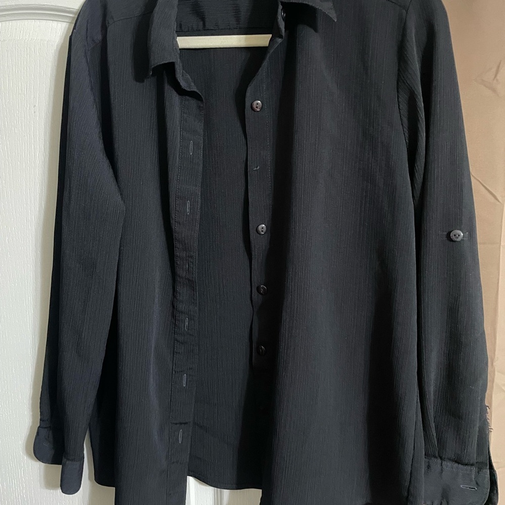 Allison Daley Elegant Black Blouse